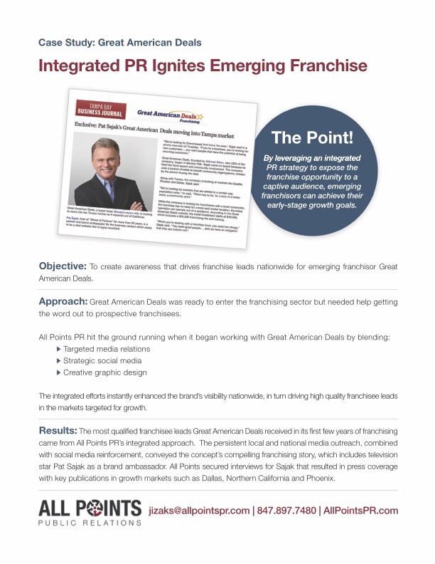 All Points PR: Great American Deals Case Study - Integrated PR Approach