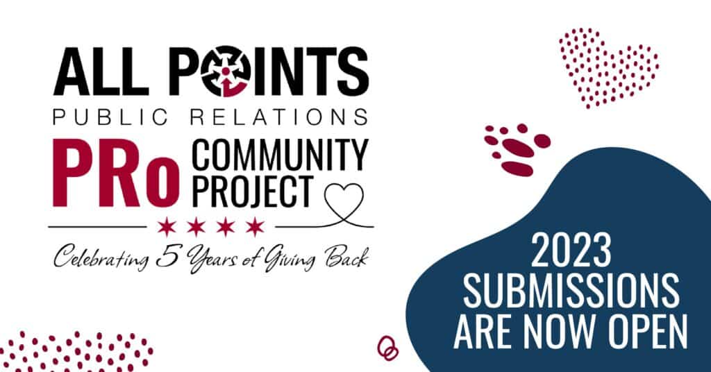 All Points PR launches 2023 PRo Community Project.