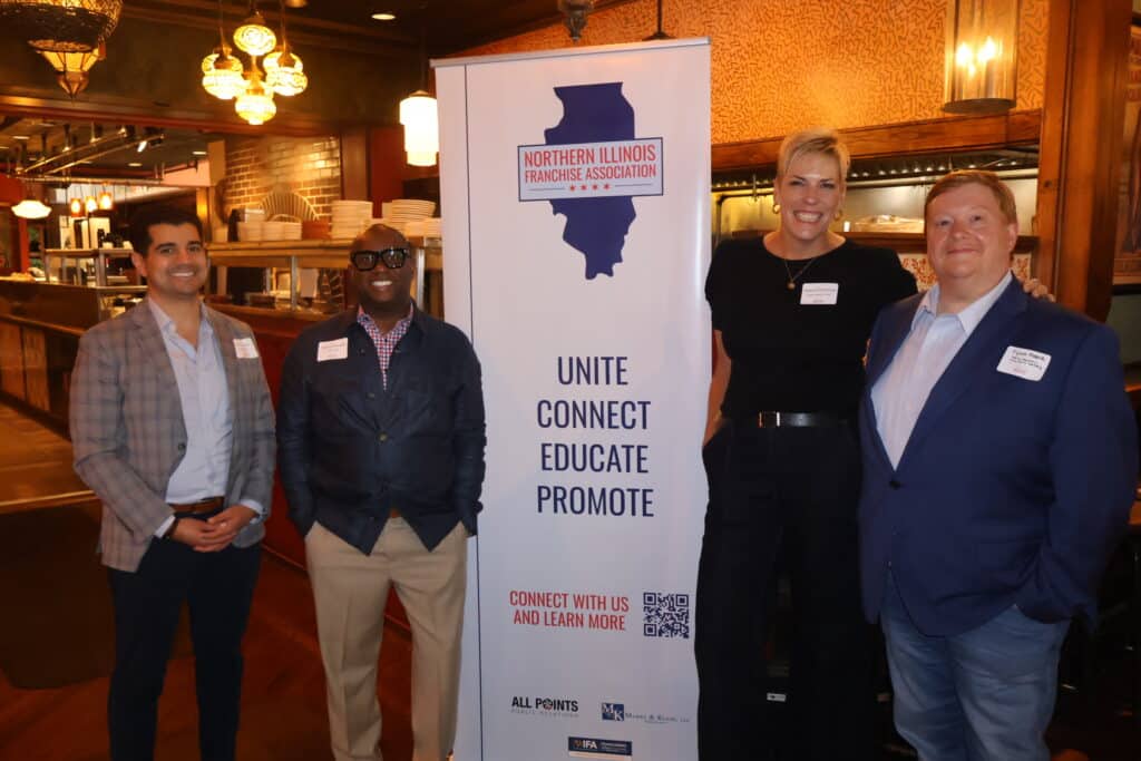 Franchise industry networking and panel.