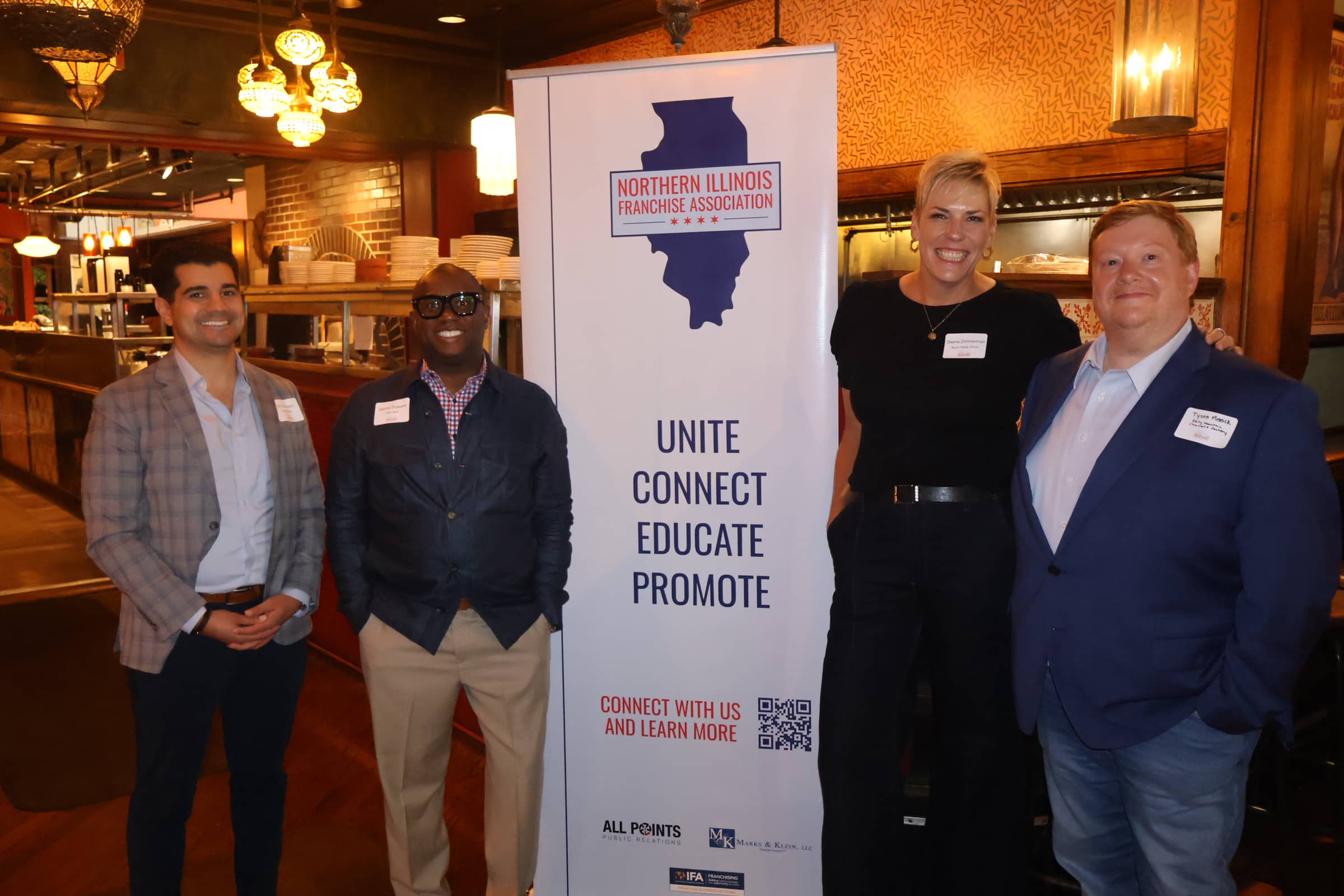 Franchise industry networking and panel.